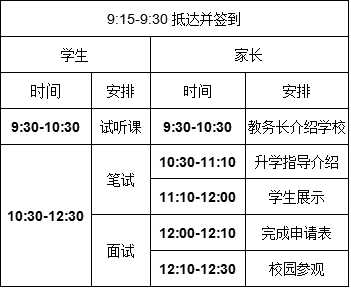 美國(guó)巴斯圖看校時(shí)間表