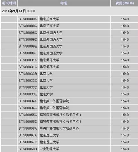 托福考試選擇座位流程
