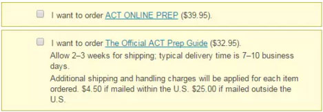 ACT考試報名流程