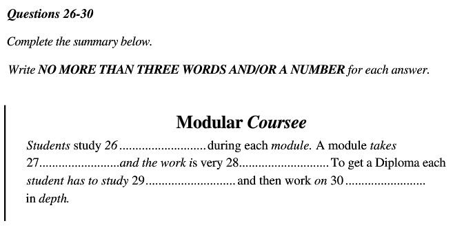 劍橋雅思5聽力文本題目