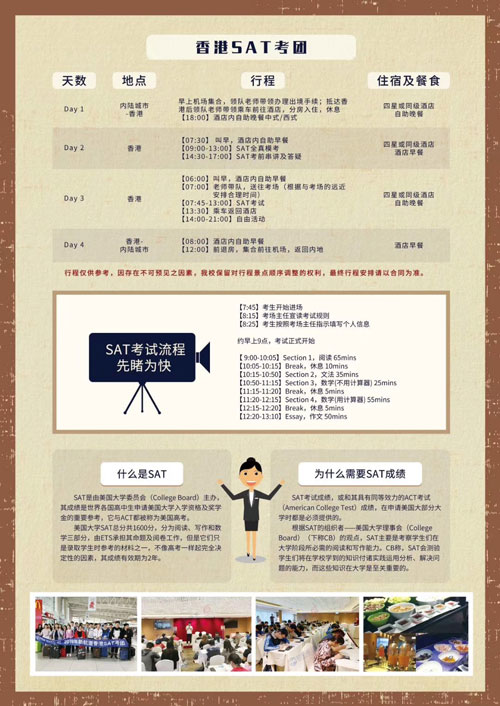 SAT考團